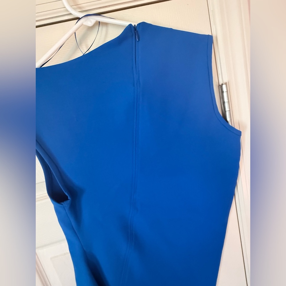 NWT ZARA Asymmetrical Top - Mid Blue - Small - Picture 11 of 14
